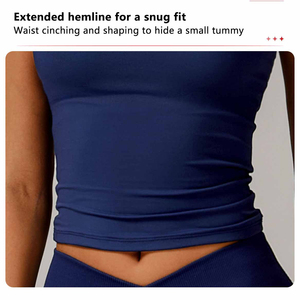 ชุด2ชิ้นบราออกกำลังกายสำหรับผู้หญิงบราเล่นกีฬาโยคะคอวีนำกลับมาใช้ใหม่ชุด2ชิ้นกางเกงเลคกิ้งเอวสูงสำหรับยิม - Product Image 2