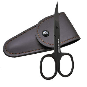 Ciseaux à ongles extra-affûtés de qualité supérieure, ciseaux à cuticules avec lames courbées, étui en cuir, adaptés aux utilisateurs droitiers/gauchers, 3,5 pouces - Product Image 6