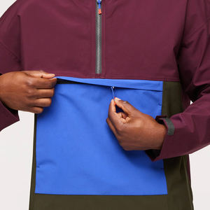 Bajo MOQ Última moda Cuarto Cremallera Sudadera con capucha Hombres Plain Pullover 1/4 Zip Pullover Capucha Cuello Media cremallera Sudaderas con capucha - Product Image 6