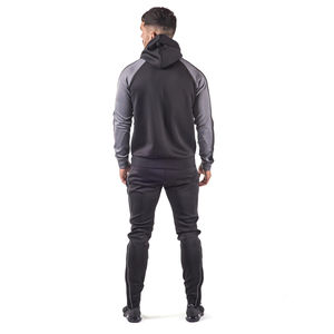 ชุดวอร์มแบบมีซิป2ชิ้นสำหรับเล่นกีฬาสวมใส่สบายมีแถบข้างออกแบบโลโก้ได้ตามต้องการ - Product Image 4