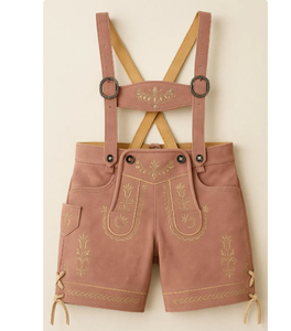 Reasonable Price Custom Logo New <b>Women's</b> Bavarian Leather Shorts Brown <b>Lederhosen</b> All Sizes Cost Wholesale Price Low Cost - Product Image 6