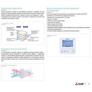 Unidad de Recuperación de Calor Entalpica (VMC) Mitsubishi Lossnay LGH-80RVX3-E, Sistema HVAC Doméstico - Product Image 5