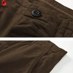 Pantalones Cargo Casuales de Lona para Hombre, Precio al por Mayor, para Invierno, con Bolsillos, Secado Rápido, Transpirables, 100% Algodón, Ligeros - Product Image 5