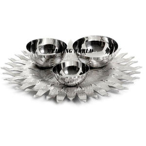 Cuenco de Chocolate de diseñador hecho a mano más vendido última llegada cuenco dulce elegante de Metal ecológico para fines decorativos - Product Image 5