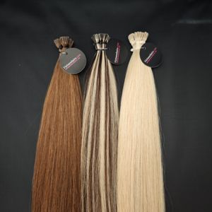 Vente en gros 2024 de meilleure qualité 100% extensions de cheveux vierges à cuticule pleine crue vietnamienne style I-tip avec styles Jerry Curl - Product Image 1