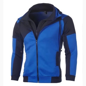 Vente en gros Sweatshirts à capuche cagoule en coton pour homme Double capuche surdimensionnée avec fermeture éclair Épaule tombante personnalisable pour l'hiver - Product Image 5