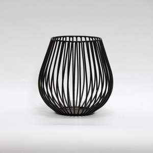 เชิงเทียนโลหะดีไซน์ใหม่ รูปทรงกรง ปี 2026 สำหรับตกแต่งบ้าน ผลิตด้วยมือ รับสั่งทำ  ส่งออกจากอินเดีย - Product Image 1