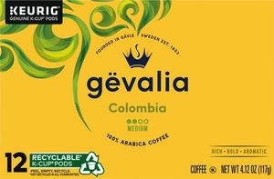Cápsulas de Café Gevalia Colombia, Tueste Medio, 100% Arábica, Compatibles con Keurig K-Cup (Caja de 12 Unidades) - Product Image 4