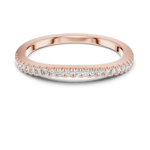 Bague éternelle en diamant de laboratoire de 0,216 carats, taille brillant rond, or 18 carats, 14 carats, 10 carats et argent 925, or rose, jaune, blanc - Product Image 1