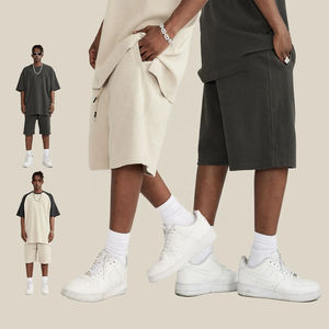 100% coton éponge hommes sweat-shirt personnalisé DTG motif bord brut ourlet soleil délavé lavage à l'acide écologique - Product Image 3