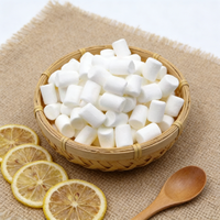 Guimauves blanches moelleuses halal en vrac pour boissons chaudes et desserts
