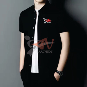 Camisa de franela de algodón informal para hombre Impresión personalizada de alta calidad 100% Botones de tela de satén de algodón Material personalizado flexible Primavera - Product Image 4