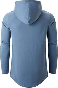 Sweat-shirts décontractés pour hommes en gros, couleur unie, vêtements de mode, coupe ample, 100% coton, polaire respirant, marque personnalisée, 400g - Product Image 5