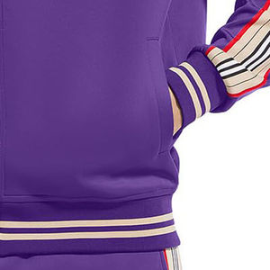 Survêtement personnalisé de haute qualité pour hommes, tenue décontractée, survêtement pour hommes, 2 pièces, fermeture à glissière complète, jogging de gymnastique - Product Image 5