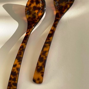 Juego de Servidores de Ensalada Mirha International, Madera de Acacia Natural con 2 Espátulas, Utensilios Hechos a Mano Sostenibles - Product Image 6