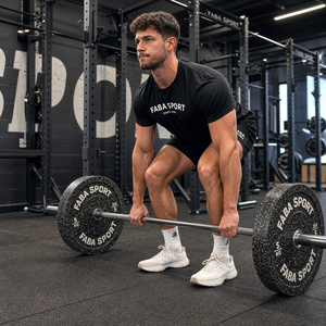 Discos de Goma <span class=keywords><strong>con</strong></span> Marcas de Peso Personalizadas FABA SPORT, Coloridos y Resistentes, para <span class=keywords><strong>Ejercicios</strong></span> de Fuerza y Culturismo - Product Image 2