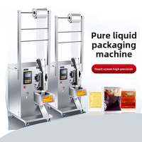 Machine de remplissage et d'emballage manuelle personnalisée pour sachets de thé au lait, liquides, lait de soja et jus, petit format, en plastique, prix usine