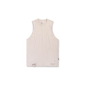 Débardeur en coton uni de musculation personnalisé pour hommes, vêtements de sport, fitness et muscles, couleur unie, vente en gros - Product Image 6