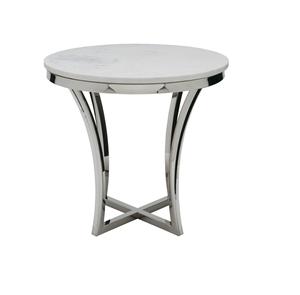 Marco de diseño circular de acero inoxidable 2023 más vendido, mesa auxiliar, diseño de muebles decorativos para habitación de Hotel con hermoso acabado - Product Image 4