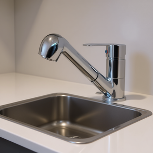 Grifo Mezclador Monomando para Fregadero RAY Cromado Pulido SCARUB0179CR para Cocina de Idro Bric - Product Image 3