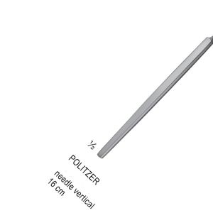 POLITZER Verticle 15CM jarum <span class=keywords><strong>Paracentesis</strong></span> bedah bertenaga manual baja tahan karat kualitas tinggi dirancang untuk penggunaan bedah - Product Image 4