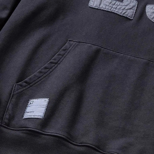 Todo peso pesado 100% algodón Streetwear Sudadera con capucha desgastado lavado ácido Puff Impresión de lana de alta calidad personalizado para logowith diseño - Product Image 5