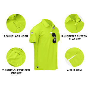 High Quality Men's Summer Polo <b>Shirts</b> Business Casual Solid Color Embroidery Polo <b>T</b>-<b>shirt</b> Short Sleeves Printed Pattern Fabric - Product Image 5