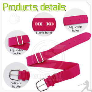 Ceinture de baseball imperméable à bas prix, dernier design, ceinture de baseball pour adultes, ceinture de baseball en gros - Product Image 3