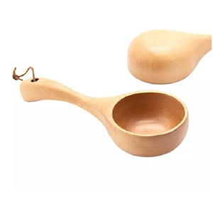 Utensilios y herramientas de cocina, cuchara medidora de café y sal, cuchara de madera, cubertería, estilo de imagen, cuchara de comida familiar para vacaciones - Product Image 3