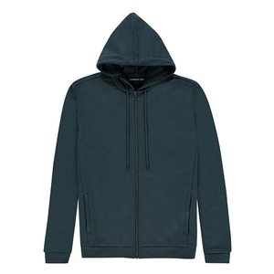 Custom Lightweight Relaxed <b>Grey</b> Terry Long Sleeve Sweat Men's Casual Hoodie for Daily Basics cotton blended - Product Image 6