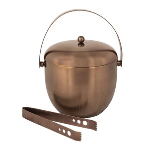 Seau à glace en métal résistant avec la structure à double paroi appropriée aux barres commerciales de cuisines et aux événements extérieurs - Product Image 1