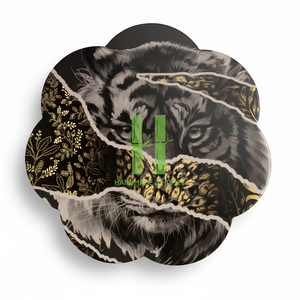 แผ่นรองจานลายหอยเชลล์พิมพ์แล็คเกอร์อาหารปลอดภัยสำหรับวางแล็คเกอร์ที่ทำด้วยมือจากเวียดนาม - Product Image 6