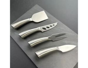 Juego de Cubiertos para Queso de Diseño Moderno, Económico, de Plata, con Cuchillo y Tenedor para Queso, Diseño Antiguo de Rebanador de Queso - Product Image 4
