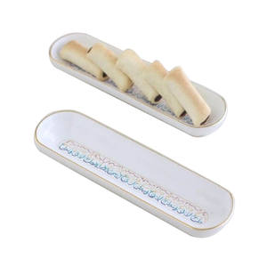 Plateau de service de nourriture de produit de vente élevée avec la taille et la forme personnalisées de finition brillante pour le plateau de service décoratif de diner - Product Image 1