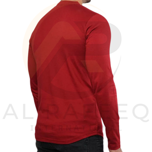 Nueva llegada Camisa de algodón de manga larga estampada para hombre Poliéster de algodón transpirable y de secado rápido con diseño de patrón sólido - Product Image 6