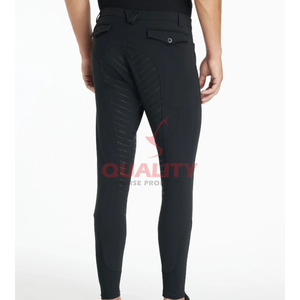 กางเกงขี่ม้าเข้ารูปสำหรับผู้ชายกางเกงผ้ายืดแบบมีสไตล์กางเกงฝึกซ้อมกางเกงขี่ม้าแบบมีความทนทานสำหรับผู้ชาย - Product Image 3