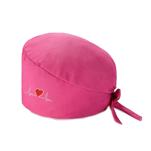 Chapeaux de gommage médicaux de qualité pour les infirmières, les chirurgiens et les professionnels hospitaliers avec un tissu en coton confortable - Product Image 2