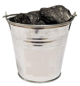 Cubo de almacenamiento de carbón para chimenea de diseño antiguo, cubo de basura con diseño de acabado mate plateado, cubo de basura con mango - Product Image 5