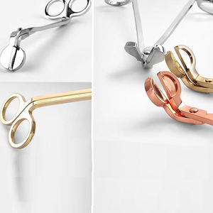 High Quality <b>Candle</b> Holding Scissors Golden Color Stainless Steels <b>Candle</b> <b>Wick</b> <b>Trimmers</b> For <b>Candle</b> Holding - Product Image 6