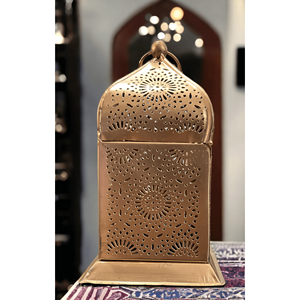 Vintage Moroccan Lamp <b>Tea</b> <b>Light</b> Candle Holder 6 Height Iron <b>Lantern</b> for Weddings Antique Style Indian Metal Crafts Dcor - Product Image 1