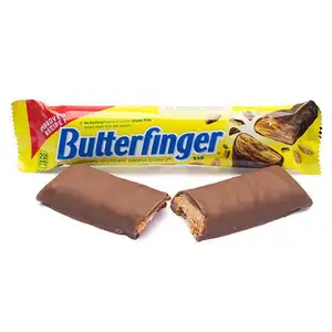 Butterfinger改进配方糖果棒1.9盎司。-所有城市糖果/新BUTTERFINGER咬巧克力糖果8盎司包