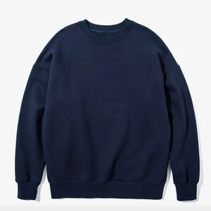 2026 Sudadera de punto Unisex 100% algodón peso pesado cuello redondo Jumper Casual Jersey tela transpirable para invierno 10 Uds paquete - Product Image 5