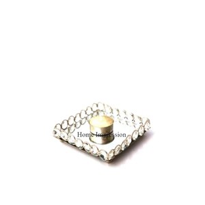 Portavelas de cristal de aspecto estándar de diseño Simple, Arte Creativo moderno, Material de alta calidad estándar de fabricante indio - Product Image 1