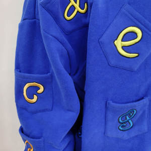 Sudadera con capucha personalizada con estilo para hombre de algodón 100%, diseño informal con cremallera, estampado bordado, patrón recortado de ajuste de gran tamaño para otoño - Product Image 4