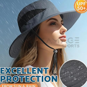 OEM personnalisé été réglable coloré sérigraphié broderie chapeau de soleil polyester protection UV mode respirant seau chapeaux - Product Image 6