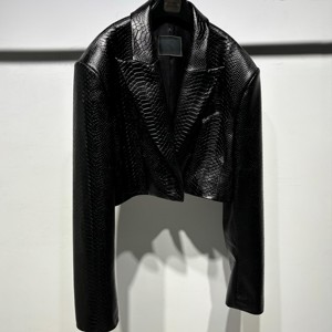 Chaqueta de Cuero Casual Unisex de Color Personalizado con Estilo de Gabardina Vintage para Diseño en Tela de Lona, Lista para el Invierno - Product Image 3