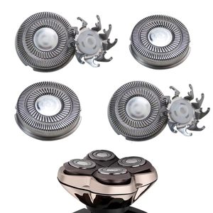 4 Cuchillas de Repuesto para Afeitadora Eléctrica Masculina, Recortadora de Pelo Húmedo/Seco, Cuchillas Triples Dobles Lavables (IPX7) - Product Image 4