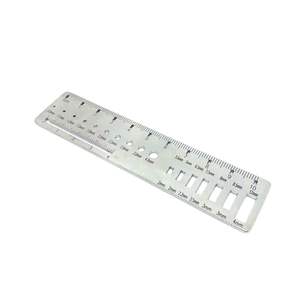 Pentax Surgical 10cm Regla ortopédica de precisión de acero inoxidable Certificado CE Instrumento de medición quirúrgico veterinario - Product Image 4