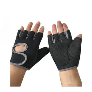 Guantes de gimnasio de cuero de medio dedo personalizados para ciclismo unisex, entrenamiento de levantamiento de pesas al aire libre, deportes de alta calidad - Product Image 6