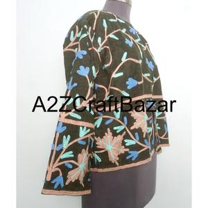 Premium Wholesale Embroidered Cotrise <b>Jacket</b> girls Ethnic Short Coat For Winter Stylish Traditional Outerwear for Womens - Product Image 4